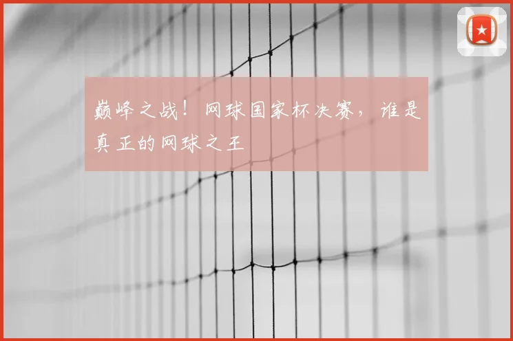 巅峰之战！网球国家杯决赛，谁是真正的网球之王